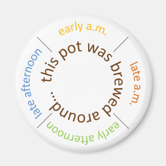 コーヒーのまわりに醸造… マグネット