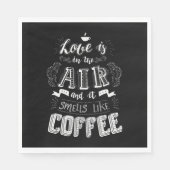 コーヒーのような匂いがする スタンダードランチョンナプキン (正面)