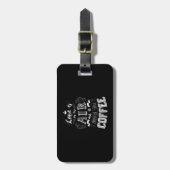コーヒーのような匂いがする ラゲッジタグ (正面縦)