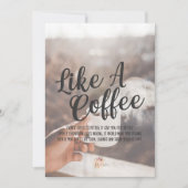 コーヒーのように シーズンカード (正面)