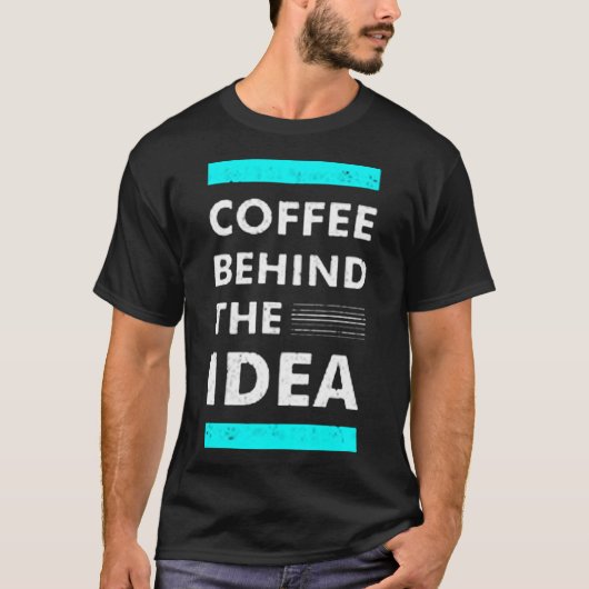 コーヒーのアイディア Tシャツ (正面)
