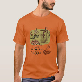 コーヒーのイラスト Tシャツ