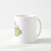 コーヒーのウサギ コーヒーマグカップ (正面右)