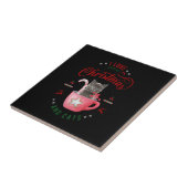 コーヒーのクリスマスと、猫のよろこびが大好き タイル (側面)