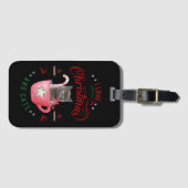 コーヒーのクリスマスと、猫のよろこびが大好き ラゲッジタグ (正面横)