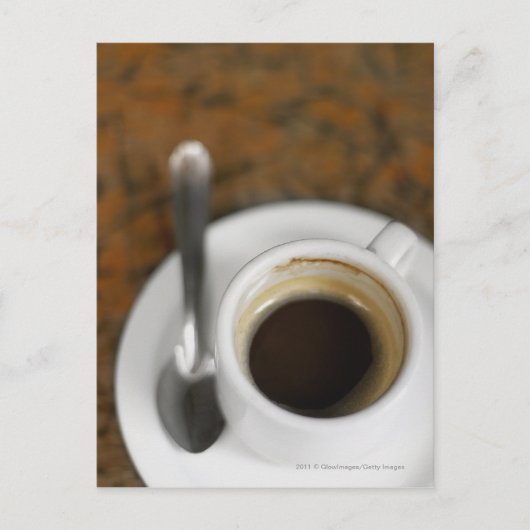 コーヒーのクローズアップ2 ポストカード (正面)