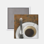 コーヒーのクローズアップ2 マグネット (正面/裏面)