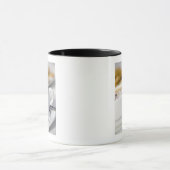 コーヒーのクローズアップ マグカップ (中央)