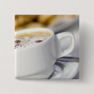 コーヒーのクローズアップ 缶バッジ