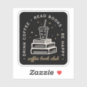 コーヒーのグ読ループ引用文の美学 シール (シート)