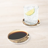 コーヒーのコースター一杯 コースター (側面)