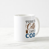 コーヒーのコード化 コーヒーマグカップ (正面右)