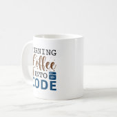 コーヒーのコード化 コーヒーマグカップ (正面左)