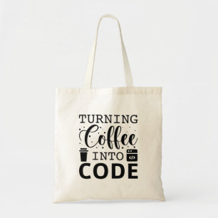 コーヒーのコード化 トートバッグ