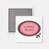 コーヒーのサイン マグネット (正面/裏面)