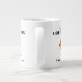 コーヒーのシミが最初からある ジャンボコーヒーマグカップ (裏面)