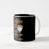 コーヒーのスペルは逆の2トーンのコーヒーマグ ツートーンマグカップ (正面右)