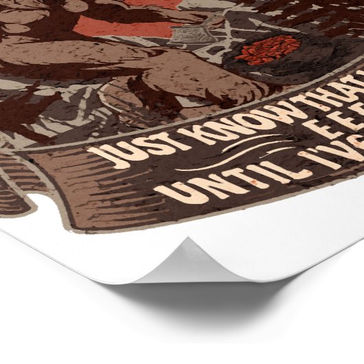 コーヒーのスペルは逆Eeffocである ポスター (角)