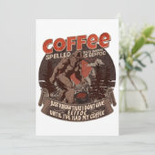 コーヒーのスペルは逆Eeffocである 招待状 (スタンド正面)