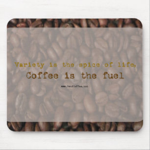 コーヒーのスローガンを送る – mousepad マウスパッド