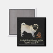 「コーヒーのチェック…」おもしろい磁石 マグネット (正面/裏面)