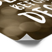 コーヒーのデカフ前の死 ポスター (角)