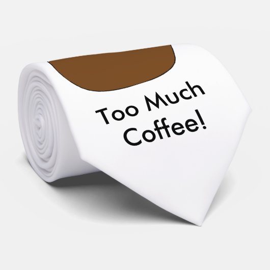 コーヒーのネクタイが多すぎる ネクタイ (ロール)