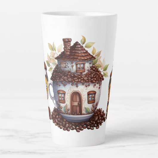 コーヒーのノーム カフェラテマグ (正面)