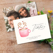 コーヒーのバレンタインデーおもしろいカードよりも愛する 招待状