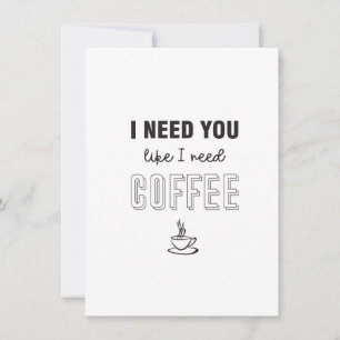 コーヒーのフラットカードが欲しい カード