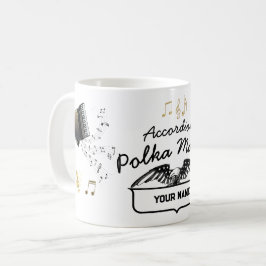 コーヒーのマグのパーソナライズされたアコーディオン コーヒーマグカップ