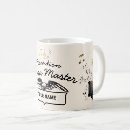 コーヒーのマグのパーソナライズされたアコーディオン コーヒーマグカップ