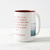 コーヒーのマグの引用語句 ツートーンマグカップ (正面右)