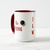 コーヒーのマグカップで一口飲む マグカップ (正面左)