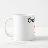 コーヒーのマグカップでHYEを コーヒーマグカップ (左)