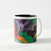 コーヒーのマグカップとスタイルのギャラクティックからの驚異！ ツートーンマグカップ (正面右)