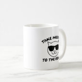 コーヒーのマグカップをビーチに運ぶ コーヒーマグカップ (正面右)