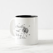 コーヒーのマグカップを吸う ツートーンマグカップ (正面左)