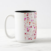 コーヒーのマグカップを愛する ツートーンマグカップ (左)