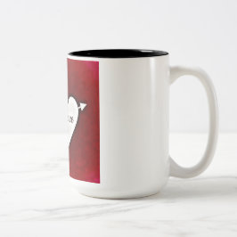 コーヒーのマグカップを愛する ツートーンマグカップ