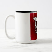 コーヒーのマグカップを愛する ツートーンマグカップ (左)