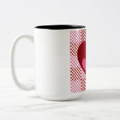 コーヒーのマグカップを愛する ツートーンマグカップ (左)