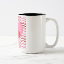 コーヒーのマグカップを愛する ツートーンマグカップ