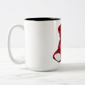 コーヒーのマグカップを愛する ツートーンマグカップ (左)