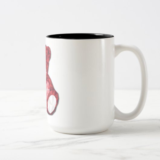 コーヒーのマグカップを愛する ツートーンマグカップ (右)