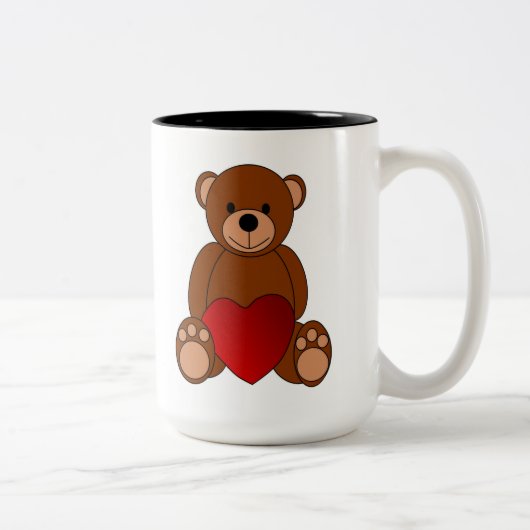 コーヒーのマグカップを愛する ツートーンマグカップ (右)