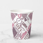 コーヒーのマグカップを愛する 紙コップ (右)