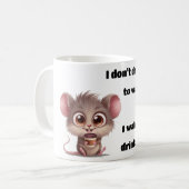 コーヒーのマグカップを起こすために飲む コーヒーマグカップ (正面左)