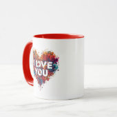 コーヒーのマグカップ大好き マグカップ (正面左)