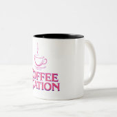 コーヒーのマグカップ ツートーンマグカップ (正面右)